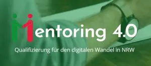 Mentoring 4.0 Logo und Catchphrase