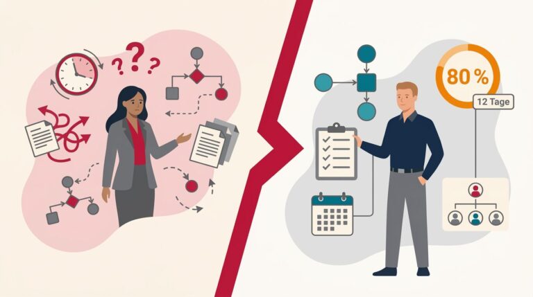 Chaos on one side, order on the other side